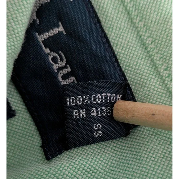Polo Ralph Lauren Mens Classic Fit Mint Green Oxford Short Sleeve Shirt Size M - Picture 8 of 9